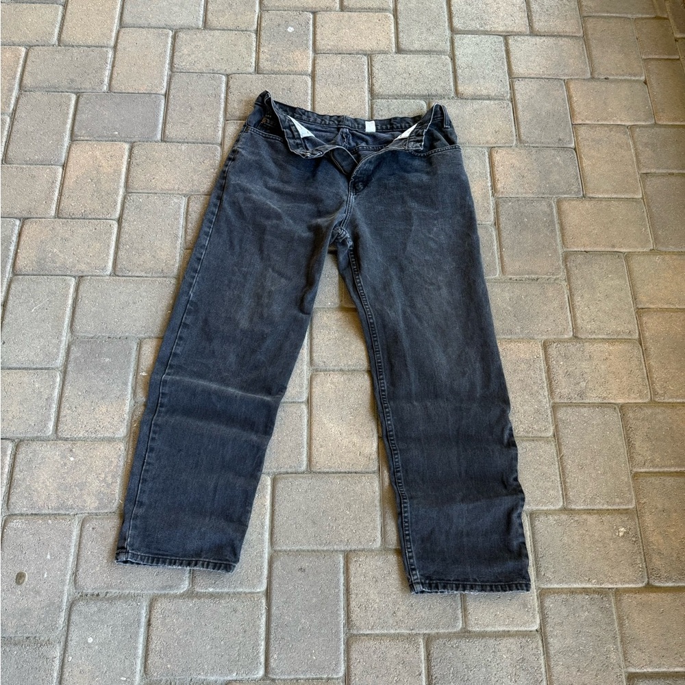 BAGGY charcoal black kirkland signature jeans